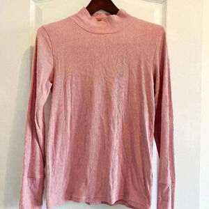 J. Crew ribbed mockneck shirt (SZ L)